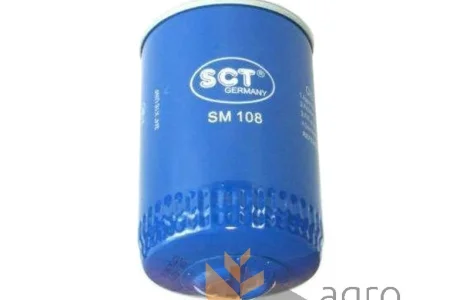 Фильтр масляный SM108 (SCT) для тракторов, комбайнов, бульдозеров