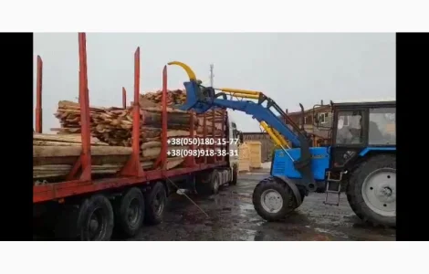 Захват для бревен на трактор Т-40, ЮМЗ, МТЗ