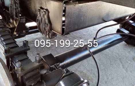 Вісь (балка) 1ПТС-9; вісь (балансиру); ресора 1ПТС-9