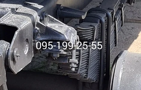 Ресора 3ПТС-12; ось 3ПТС-12; ступица колеса 3ПТС-12, запчасти 3ПТС-12