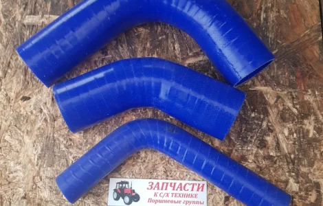 Патрубки радиатора МТЗ-80+термостата (3шт.) силикон