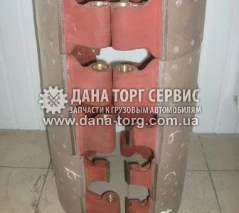 Колодка тормоза заднего верхняя (В 140мм), колодка тормозная задняя КРАЗ