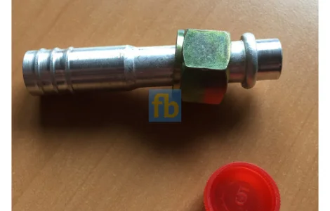 Фитинг алюминиевый прямой 12 гайка 7/8 от fast-best