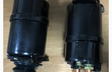 Статор (обмотка), втягивающее реле, якорь, щетки, щеточный узел стартера двигателей WD615