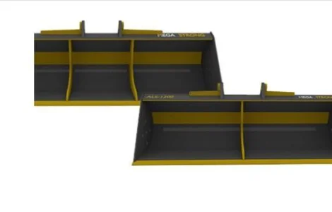 Ковши MEGA STRONG с гидроприводом 1500мм для CASE, CAT, JCB