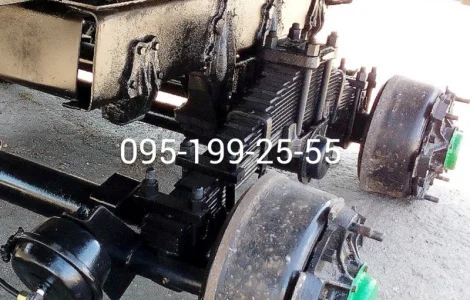 Ресора 1ПТС-9; маточина 1ПТС-9; вісь (балансиру) 1ПТС-9; вісь (балка) 1ПТС-9