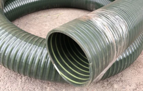 Рукав ПВХ, гофра, ассенизаторный, эластичный, морозостойкий