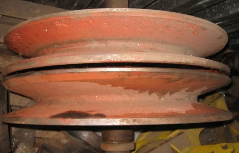 Голова стрелы на два ролика на драглайн