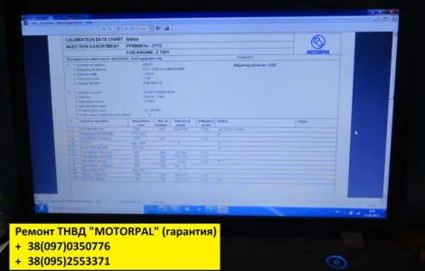 Ремонт ТНВД Моторпал / Motorpal (гарантия)