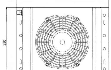 Радиатор кондиционера МТЗ (в зборе)