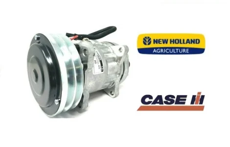 Компрессор кондиционера Case, New Holland 7H15 2GV 152 mm. 4478, 4609 (1101177) 1990755C3