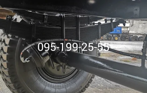 Вісь передня - ресори причепа 3ПТС-12