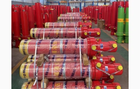 Гидроцилиндр полуприцепа для самосвала аналог Hyva