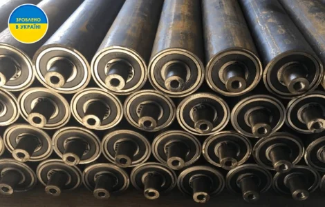 Ролики конвеєрні Ø 57-152 мм