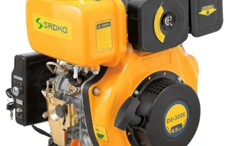 Двигатель дизельный Sadko (Садко) DE-300E. 6, 0 л.с. Электростартер. Оригинал. Доставка