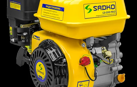 Двигатель бензиновый Sadko (Садко) GE-200 PRO (ФИЛЬТР В МАСЛЕ). Оригинал. Гарантия