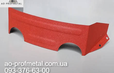 Снегоупор подкова 3011 РЕМА, Снегозадержатель подкова красного цвета