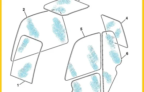 Скло JCB 3CX 4CX 535