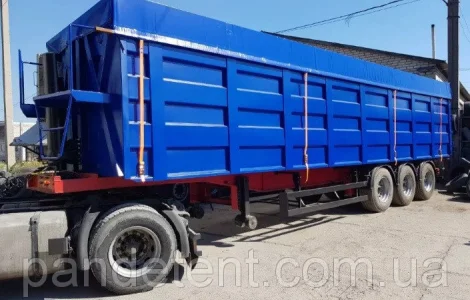 Тентовая накидка ПВХ на зерновоз самосвал из водо и мороустойчивой ткани ПВХ