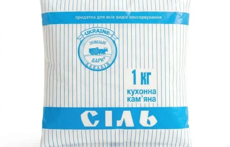 Соль пищевая 1кг (ПЕТ) ТМ Земельные дары