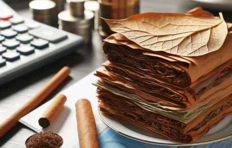 Для крафтовых изделий - табачный лист