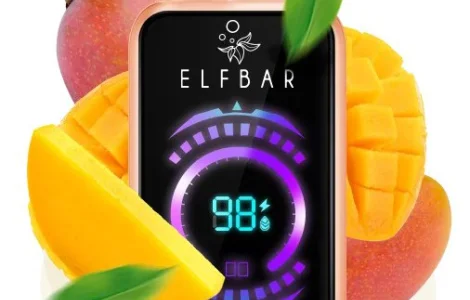 Електрона сигарета ElfBar Raya 20000 тяг •Подвійне Манго•