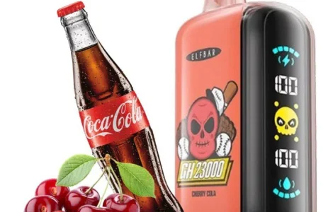 Електрона сигарета ELF BAR 5% на 23000 тяг (Вишня Кола)