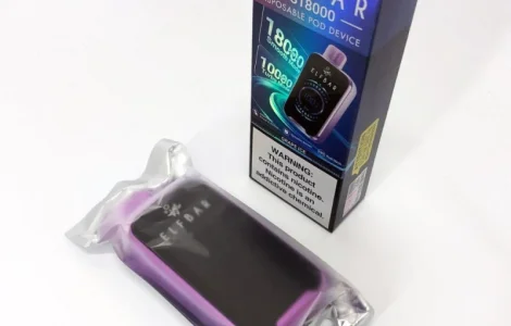 Електронная сигарета ELF BAR 18000 тяг (Виноград-Лёд)