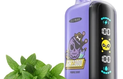 POD система ELF BAR 23000 тяг 5%, Пурпурна Мята