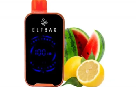 Електрона сигарета ELF BAR 18000 тяг, Кавун-Лимон