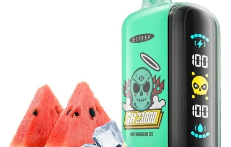 Електрона сигарета ELF BAR 5% на 23000 тяг (Льодяний Кавун)