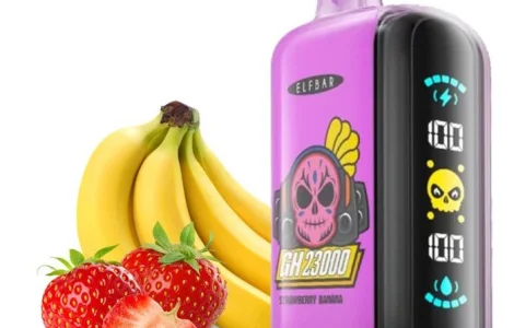 Електрона сигарета ELF BAR 5% 23000 тяг, Полуниця Банан