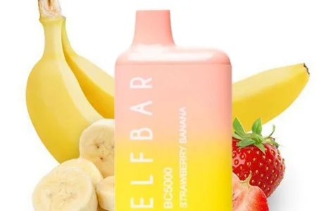 Ел сигарета ELF BAR 5000 тяг Полуниця-Банан 5%