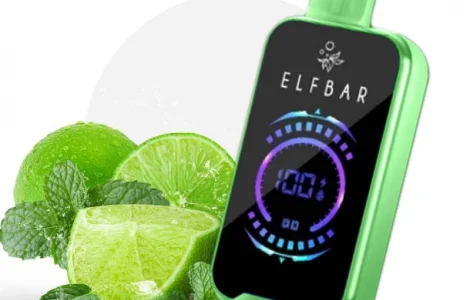 Електронная сигарета Elf Bar Raya 20000 (Лимон-Мята)