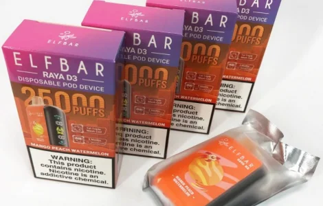 Манго•Персик•Кавун ••• Сигарета ELF BAR 25000 тяг