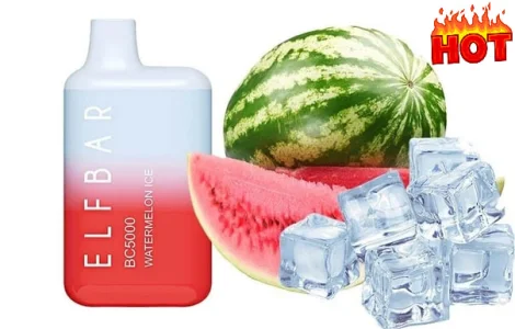Електрона сигарета ELF BAR BC 5000 тяг, 5% • Кавун з Льодом •