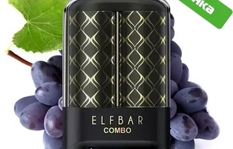 POD система ELF BAR 25000 тяг. Перемикання смаків. Виноград<=>Мускат