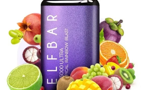 Сигарета Elf Bar BC5000 Ultra • Тропический фруктовый взрыв •