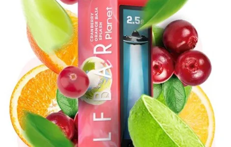 Сигарета ELFBAR Planet 25000 тяг ••• Спалах Журавлина • Апельсин • Баджо