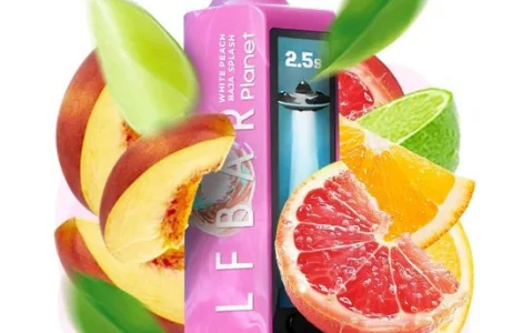 Сигарета ELFBAR Planet 25000 тяг ••• Вспышка Белый персик • Баха