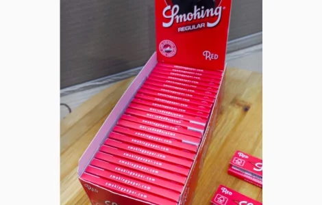 Бумага для самокруток Smoking 70 мм, Red