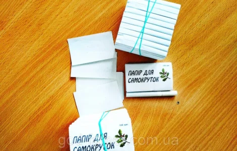 Бумага папиросная для самокруток "Дубок" Белоруссия фасовка 100листов