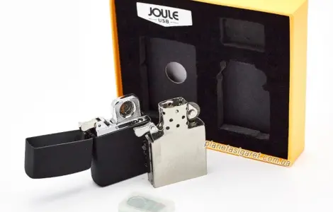 Подарочный набор JOULE с плазменной спиралью USB и бензиновой зажигалкой 4-6519