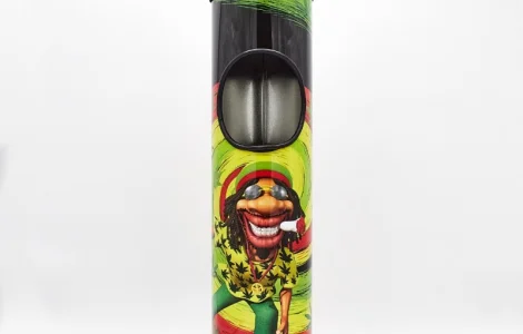 Напольная самоочищающаяся пепельница-урна высокая 6-1419