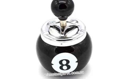 Пепельница самоочищающаяся керамическая Бильярд 6-1202