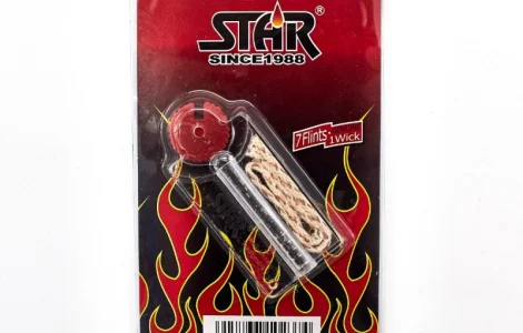 Комплект Star из 7 кремней и 1 фитиля 1-0200