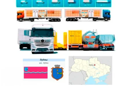 Грузові перевезення від 1 т до 22 т у Полтаві та районі