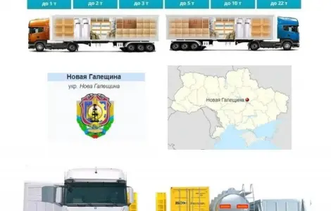 Міжнародні вантажоперевезення Нова Галещина