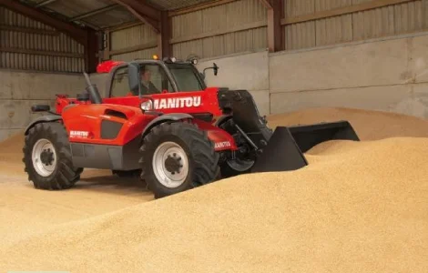 Аренда погрузчика Manitou для зернопогрузки
