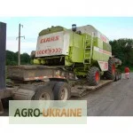 Перевозка сельхозтехники низкорамным тралом